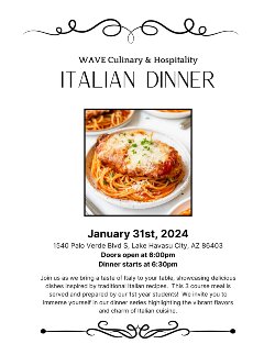 Dinner Series Flyer